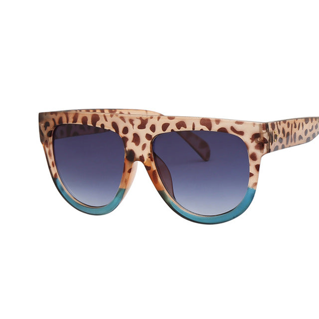 Flat Top Oversized Women Sunglasses