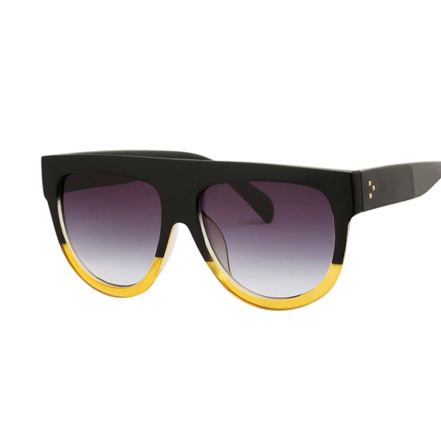 Flat Top Oversized Women Sunglasses