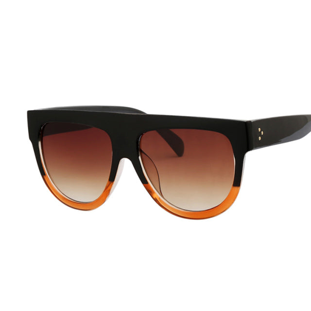 Flat Top Oversized Women Sunglasses