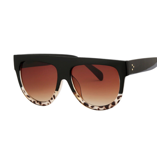 Flat Top Oversized Women Sunglasses