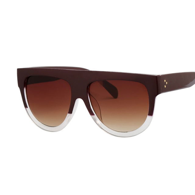 Flat Top Oversized Women Sunglasses