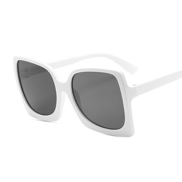 Vintage Big Square Sunglasses Women