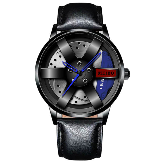 Luxury Brand Fashion Men Car Wheel Watch