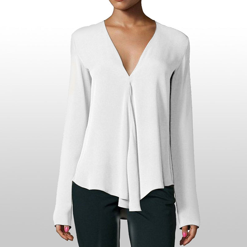 Women Long Sleeve Elegant Top